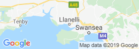 Llanelli map